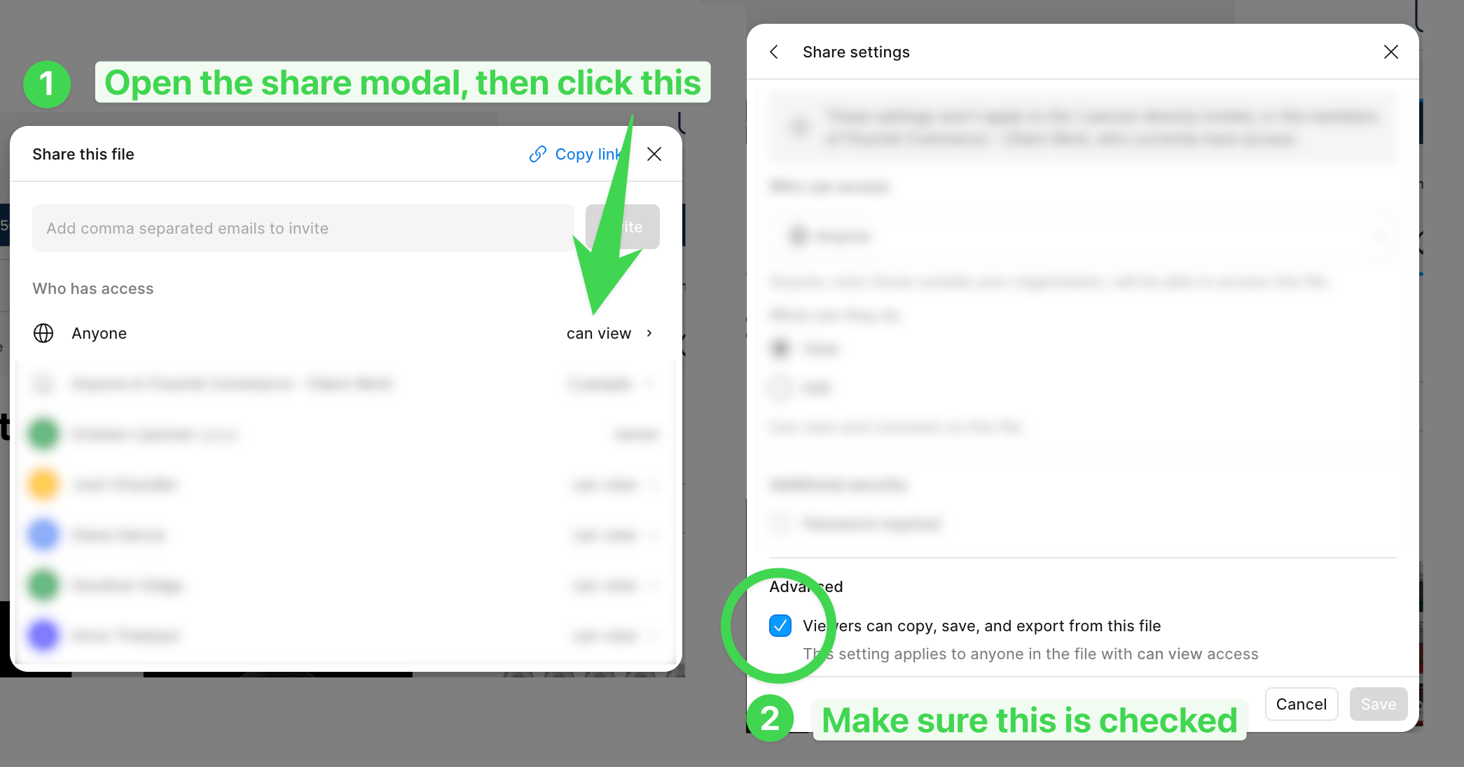 Figma file share settings